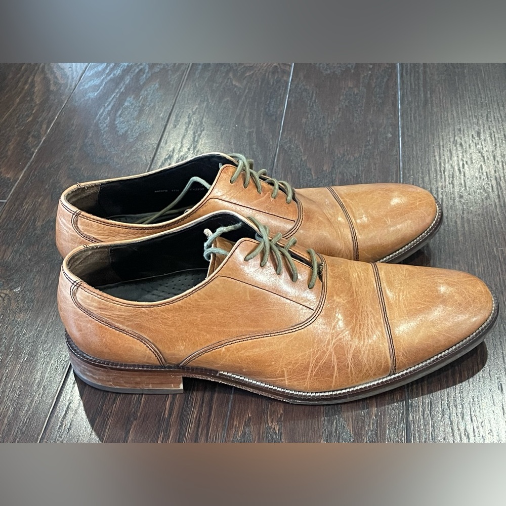 Cole Haan Men Brown British Tan Williams Cap Toe Oxford Business Size 11.5 M